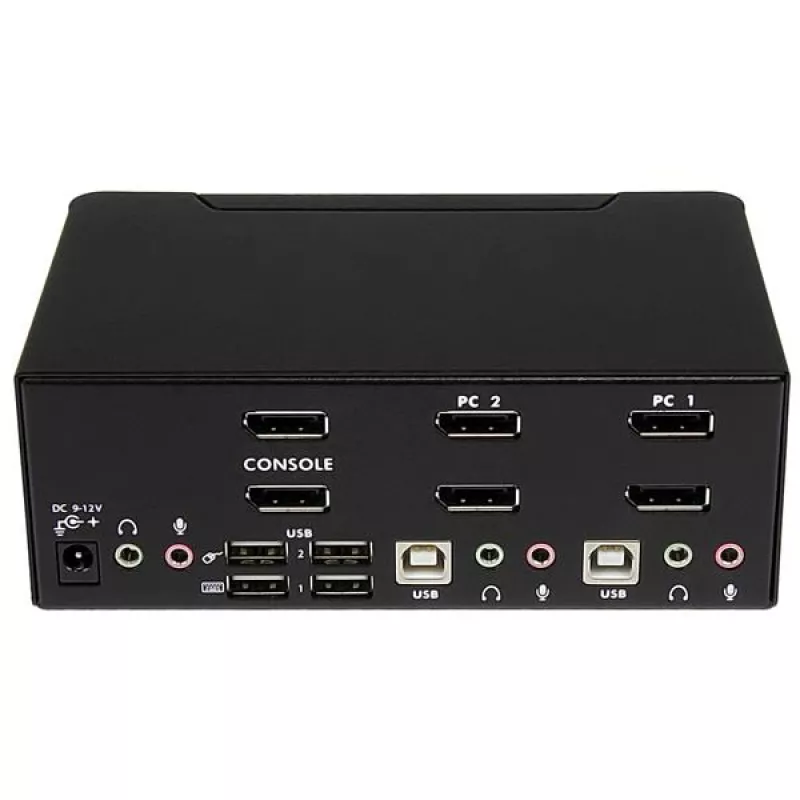 StarTech.com 2-poorts DisplayPort dual-monitor KVM-switch – 4K 60Hz