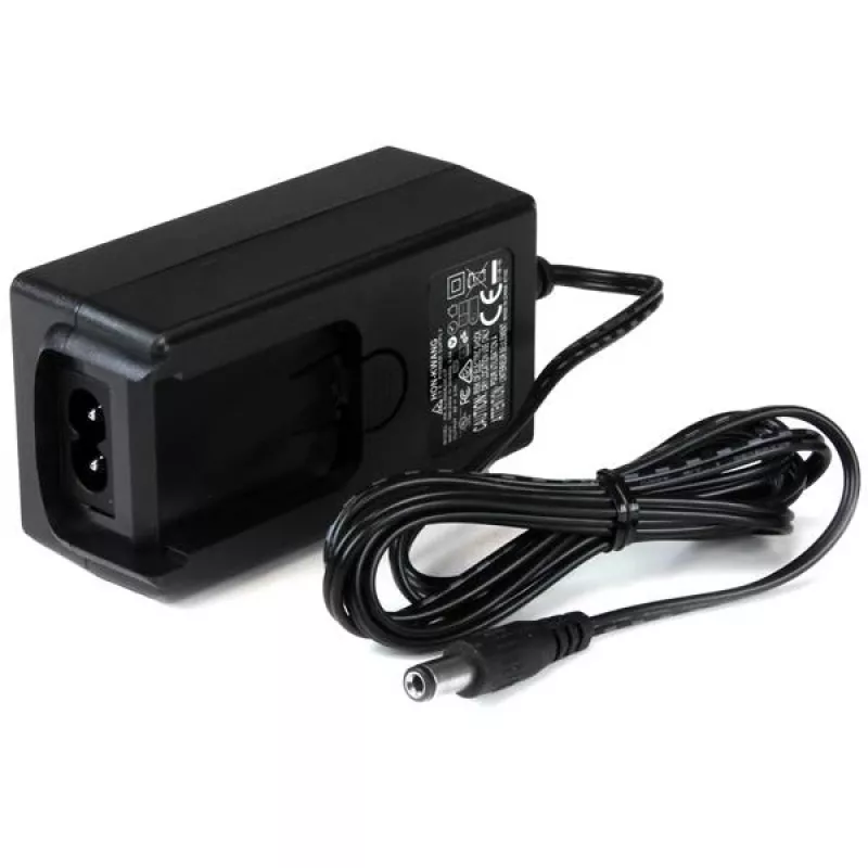 StarTech.com SVA9M2NEUA universele vervangende DC-voedingsadapter, 9 V 2 A, 100-240 V AC, M-type barrel-connector, NA/EU/UK/AU-stekkers