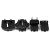 StarTech.com SVA9M2NEUA universele vervangende DC-voedingsadapter, 9 V 2 A, 100-240 V AC, M-type barrel-connector, NA/EU/UK/AU-stekkers