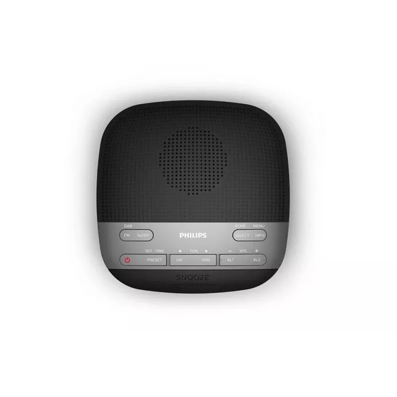 Philips TAR3505/12 radio klok digitaal zwart, grijs