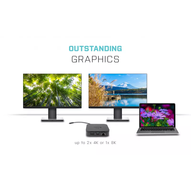 i-tec Thunderbolt 3 Travel Dock dual 4K-display + Power Delivery 60W