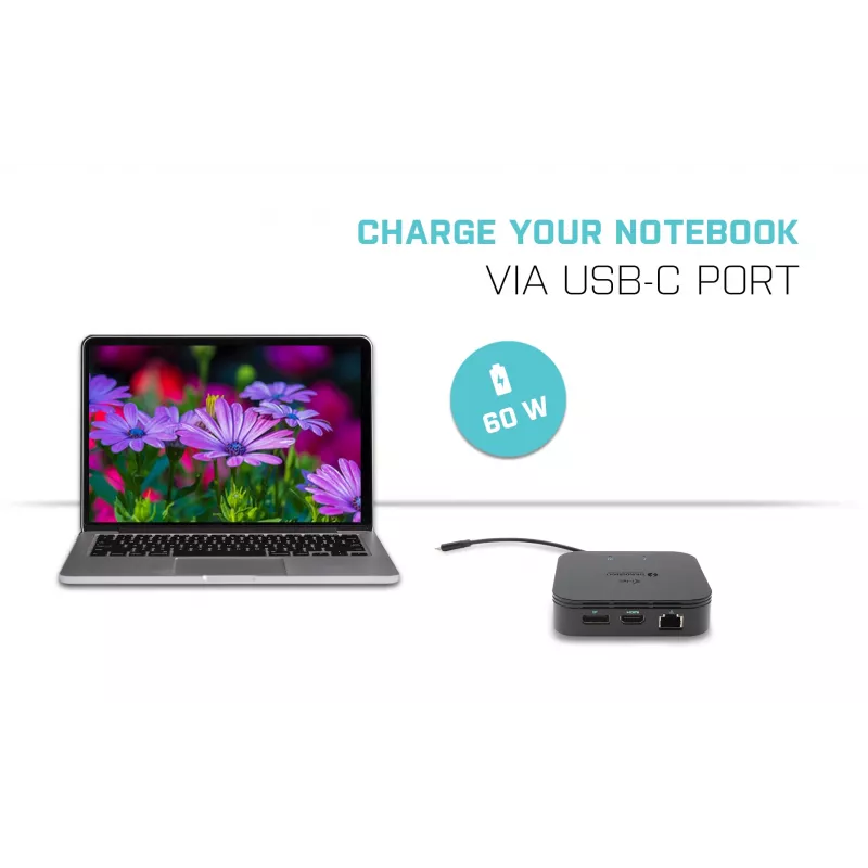 i-tec Thunderbolt 3 Travel Dock dual 4K-display + Power Delivery 60W