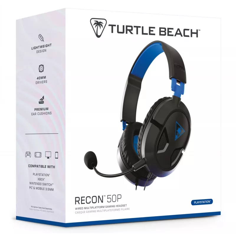 Turtle Beach Recon 50P headset bedrade gaming-headset – PS5, PS4, Xbox Series X of S, Xbox One en pc
