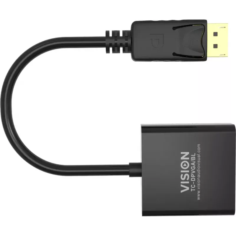 Videokabel-adapter DisplayPort VGA Vision TC-DPVGA/BL