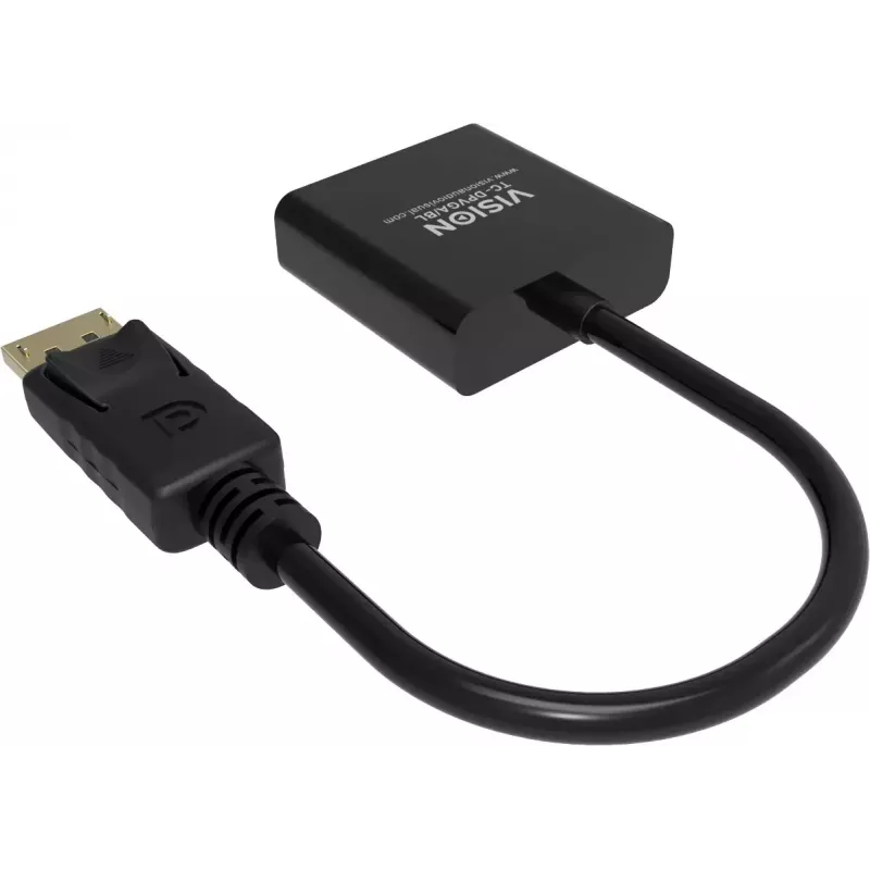 Videokabel-adapter DisplayPort VGA Vision TC-DPVGA/BL