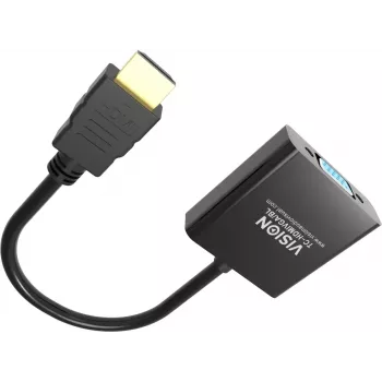 Videokabel-adapter Vision TC-HDMIVGA/BL