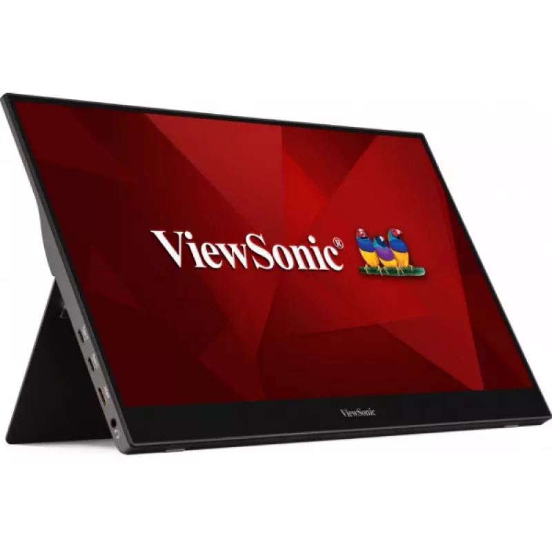 Viewsonic TD1655 computermonitor 39,6 cm (15,6 inch) 1920 x 1080 pixels Full HD LED touchscreen multi-user zwart, zilver