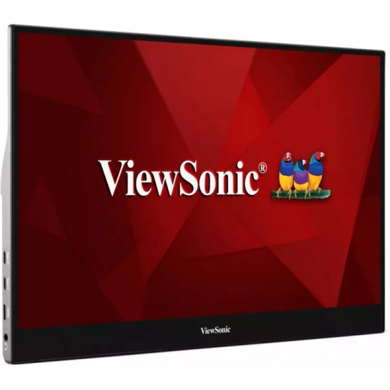 Viewsonic TD1655 computermonitor 39,6 cm (15,6 inch) 1920 x 1080 pixels Full HD LED touchscreen multi-user zwart, zilver