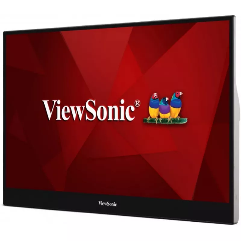 Viewsonic TD1655 computermonitor 39,6 cm (15,6 inch) 1920 x 1080 pixels Full HD LED touchscreen multi-user zwart, zilver