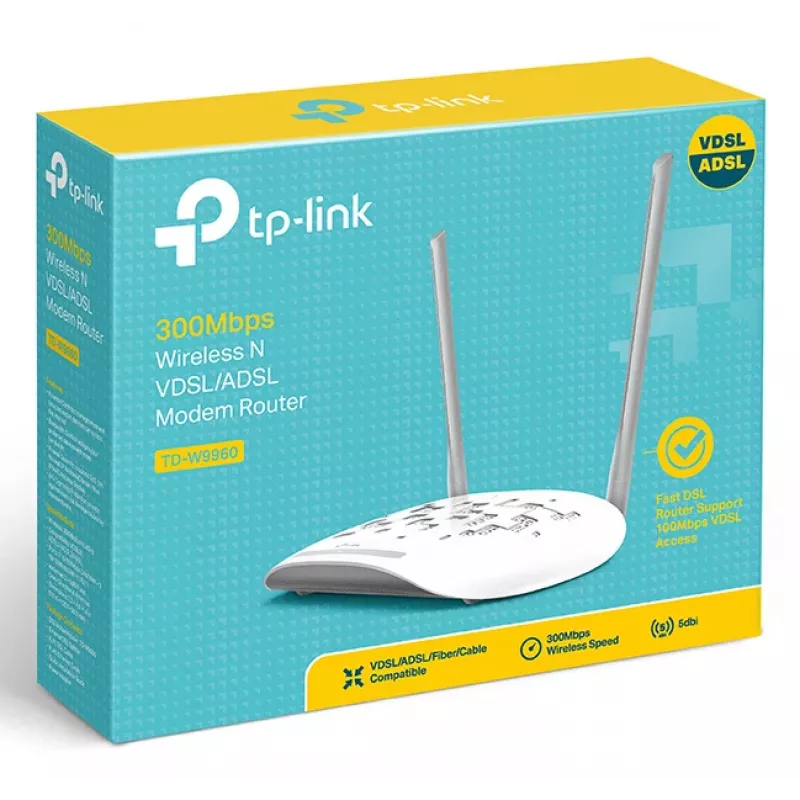 Tafelrouter TP-Link TD-W9960 single-band 2,4 GHz Wi-Fi 4