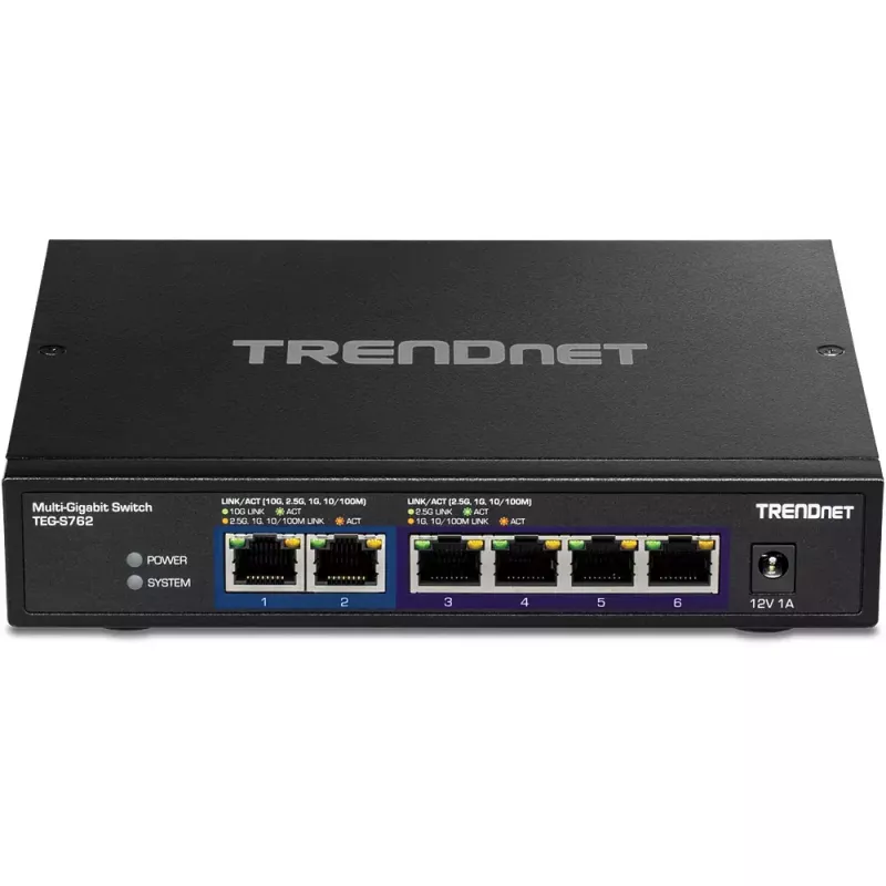Netwerkswitch Trendnet TEG-S762 10G Ethernet 6 poorten 60 Gbit/s