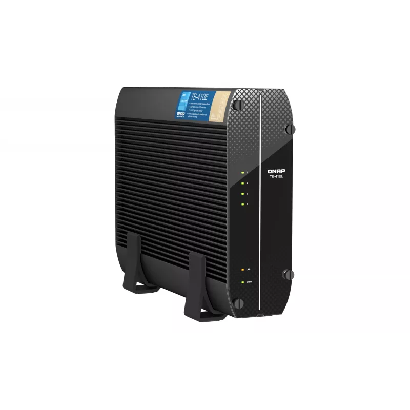 QNAP TS-410E NAS Tower Intel® Celeron® J6412 8 GB 0 TB QNAP QTS zwart