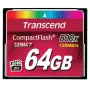 Flashgeheugen Transcend 64 GB CompactFlash 800x TS64GCF800
