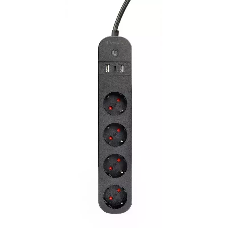 Stekkerdoos Gembird TSL-PS-S4U-01 Smart 4 AC-uitgangen