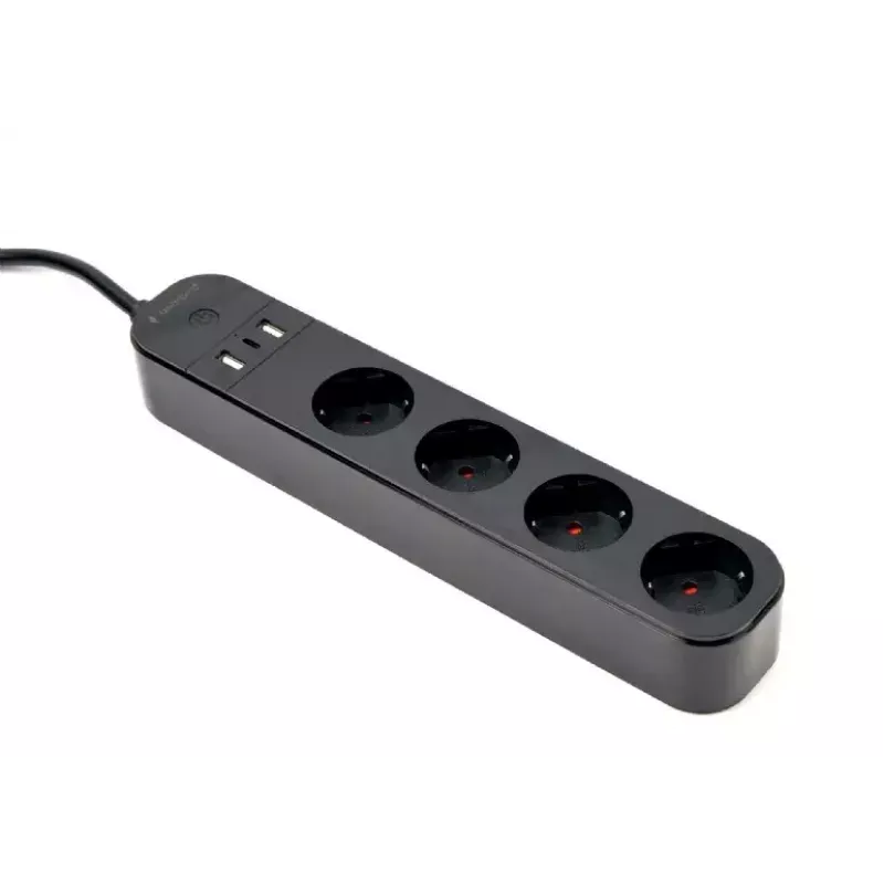 Stekkerdoos Gembird TSL-PS-S4U-01 Smart 4 AC-uitgangen