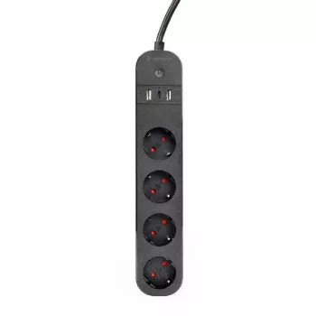 Stekkerdoos Gembird TSL-PS-S4U-01 Smart 4 AC-uitgangen