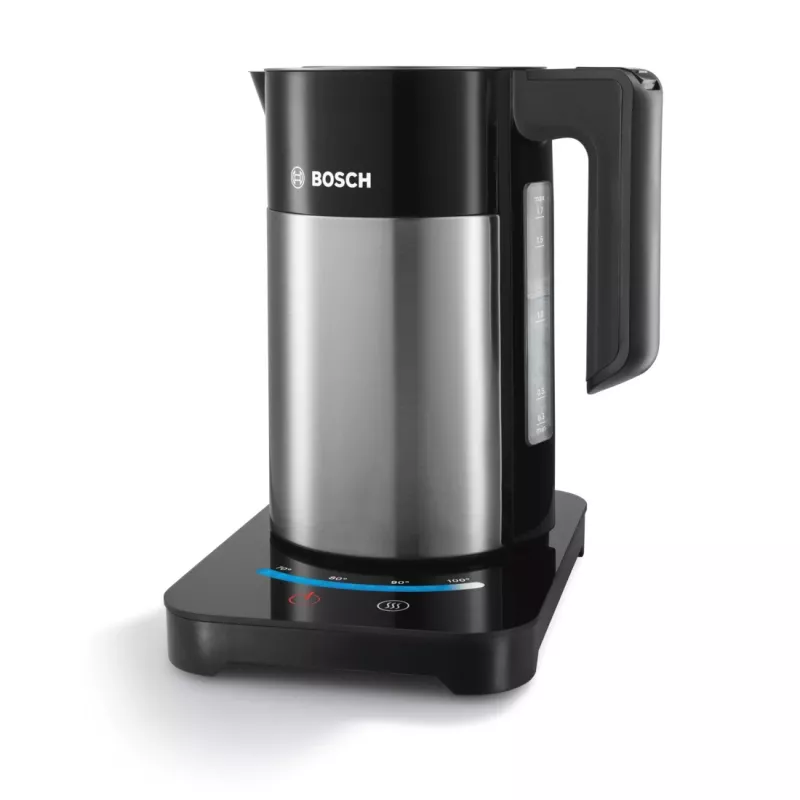 Bosch TWK7203 waterkoker 1,7 L 1850 W zwart, roestvrij staal