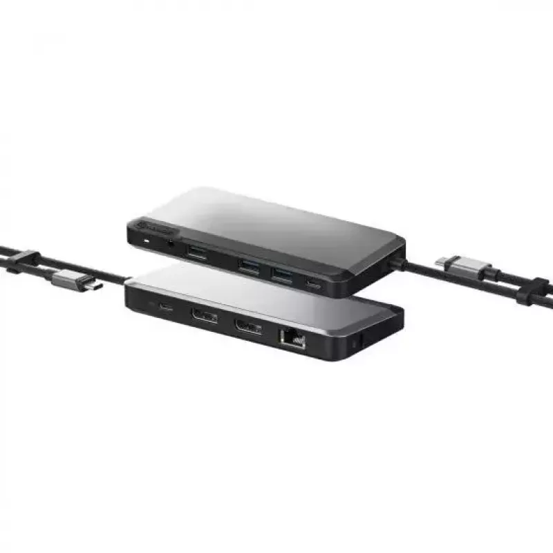 Dock ALOGIC U1CAD-SGR bedraad USB 3.2 Gen 1 Type-C grijs 85W