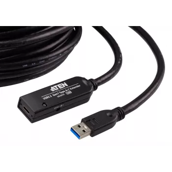 ATEN USB 3.2 Gen1 verlengkabel 10m USB A naar USB C zwart