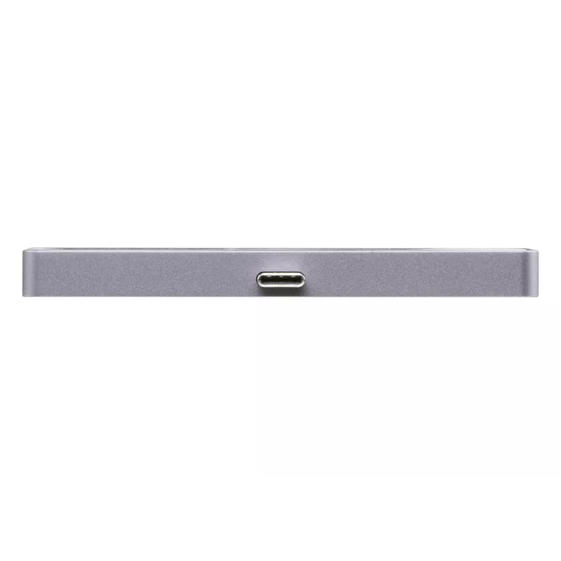 ATEN USB-C travel dock met power pass-through, universeel, USB Type-C, zwart, zilver