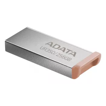 ADATA UR350 USB-flashdrive 256 GB USB Type-A 3.2 Gen 1 (3.1 Gen 1) bruin, roestvrij staal