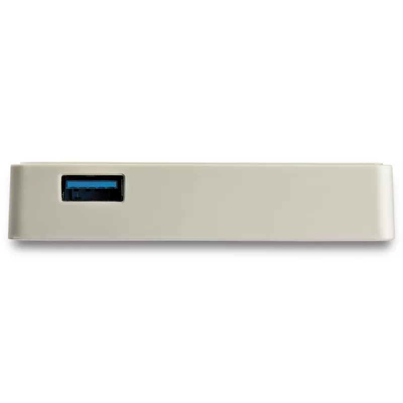 StarTech.com USB-C-naar-Gigabit-Ethernet-adapter met USB-A-poort – wit 1 Gbit/s NIC USB 3.0/USB 3.1 Type-C netwerkadapter – 1GbE USB-C RJ45/LAN TB3-compatibel Windows MacBook Pro Chromebook
