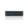 ATEN 2-poorts USB 3.0 randapparatuur-sharing-switch, 5 Gbit/s, Micro-USB Type-B, zwart, kunststof, 0 - 40 °C, -20 - 60 °C