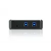 ATEN 2-poorts USB 3.0 randapparatuur-sharing-switch, 5 Gbit/s, Micro-USB Type-B, zwart, kunststof, 0 - 40 °C, -20 - 60 °C