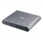 ATEN 2-poorts 4K DisplayPort USB-C KVM dock switch met power pass-through