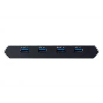 ATEN 2-poorts 4K DisplayPort USB-C KVM dock switch met power pass-through