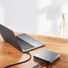 ATEN 2-poorts 4K DisplayPort USB-C KVM dock switch met power pass-through