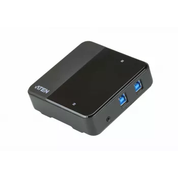 ATEN 2-poorts USB-naar-USB-C sharing switch, 5000 Gbit/s, zwart, kunststof, 0 - 40 °C, -20 - 60 °C, 0 - 80%