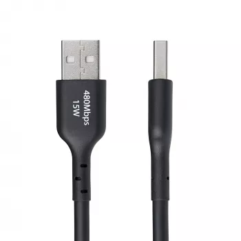 StarTech.com 4m (13ft) USB-A naar USB-C oplaadkabel, opladen & synchroniseren, 3A, USB 2.0, TPE-mantel – zwarte USB-oplaadkabel