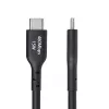 StarTech.com 4m (13ft) USB-A naar USB-C oplaadkabel, opladen & synchroniseren, 3A, USB 2.0, TPE-mantel – zwarte USB-oplaadkabel