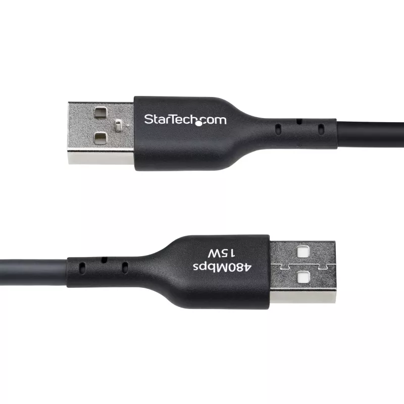 StarTech.com 4m (13ft) USB-A naar USB-C oplaadkabel, opladen & synchroniseren, 3A, USB 2.0, TPE-mantel – zwarte USB-oplaadkabel