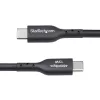 StarTech.com 4m (13ft) USB-A naar USB-C oplaadkabel, opladen & synchroniseren, 3A, USB 2.0, TPE-mantel – zwarte USB-oplaadkabel