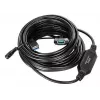 Microconnect USB3.0AAF10A USB-kabel USB 3.2 Gen 1 (3.1 Gen 1) 10 m USB A zwart
