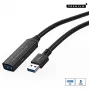 Microconnect USB3.0AAF15A USB-kabel USB 3.2 Gen 1 (3.1 Gen 1) 15 m USB A zwart