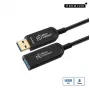 Microconnect USB3.0AAF20AOP USB-kabel USB 3.2 Gen 1 (3.1 Gen 1) 20 m USB A zwart
