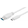 Microconnect USB3.1CA05W USB-kabel USB 3.2 Gen 1 (3.1 Gen 1) 0,5 m USB C USB A wit