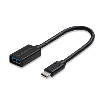 Microconnect USB3.1CAF02BH USB-kabel USB 3.2 Gen 1 (3.1 Gen 1) 0,2 m USB C USB A zwart