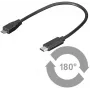 Microconnect USB3.1CAMB02 USB-kabel USB 2.0 0,2 m Micro-USB B USB C zwart