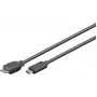 Microconnect USB3.1CAMIB3.06 USB-kabel USB 3.2 Gen 2 (3.1 Gen 2) 0,6 m USB C Micro-USB B zwart