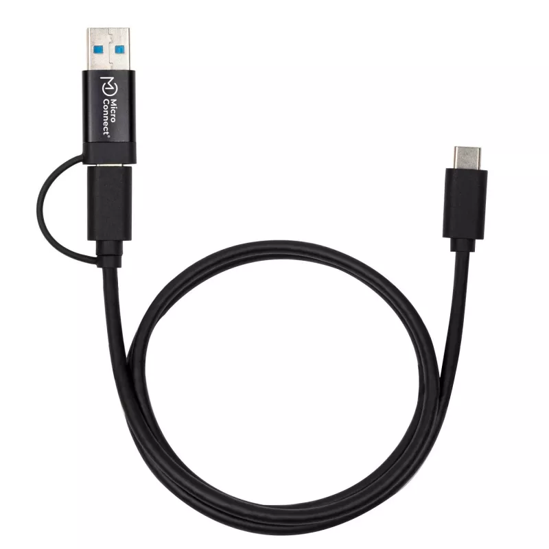 Microconnect USB3.1CCA1 USB-kabel USB 3.2 Gen 1 (3.1 Gen 1) 1 m USB C zwart