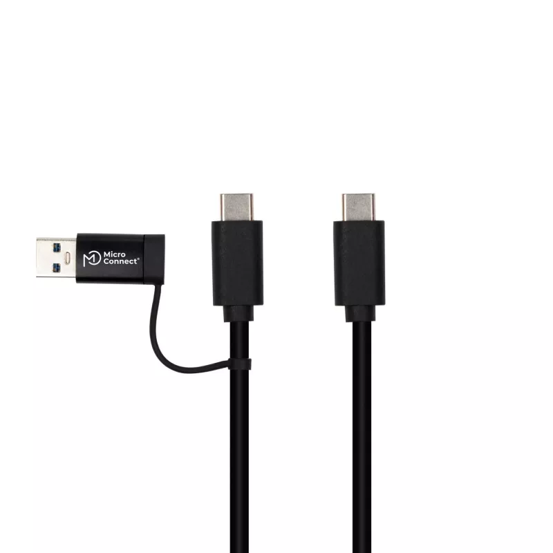Microconnect USB3.1CCA1 USB-kabel USB 3.2 Gen 1 (3.1 Gen 1) 1 m USB C zwart