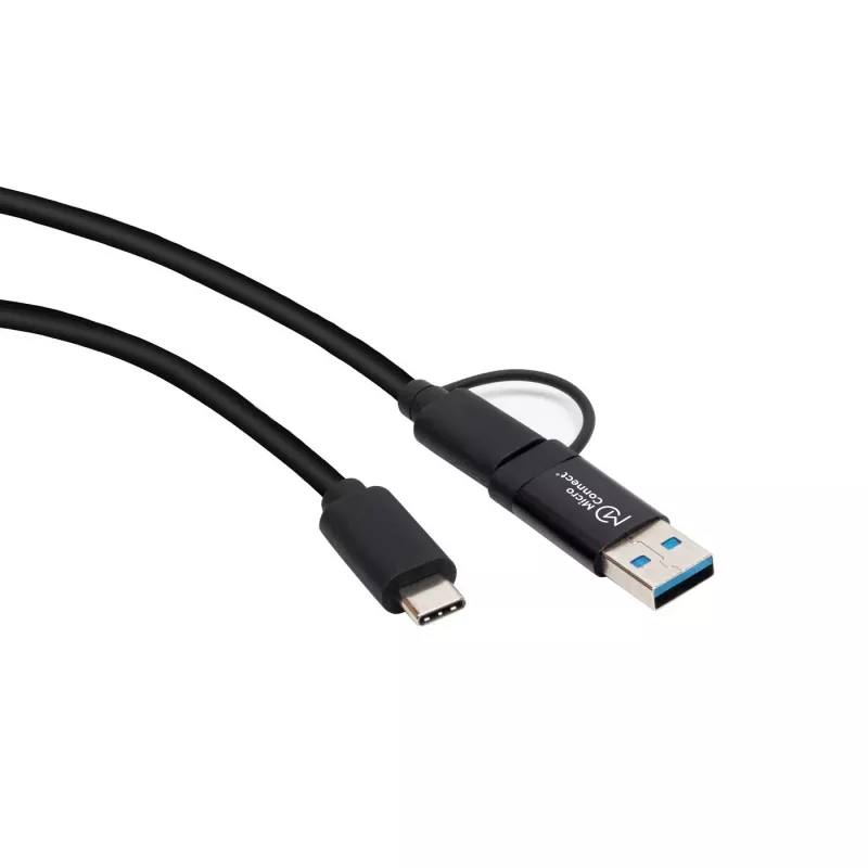 Microconnect USB3.1CCA1 USB-kabel USB 3.2 Gen 1 (3.1 Gen 1) 1 m USB C zwart