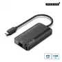 Microconnect USB3.1CCOM16 Laptop-dock/port-replicator bedraad USB 3.2 Gen 1 (3.1 Gen 1) Type-C grijs