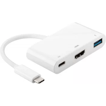 Microconnect USB3.1CCOM2 USB-grafische adapter wit