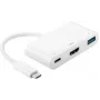 Microconnect USB3.1CCOM2 USB-grafische adapter wit
