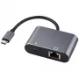 Microconnect USB3.1CETHPDBA kabel-adapter adapter USB C RJ-45 zwart